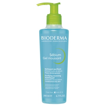 Gel spumant Sebium, 200 ml, Bioderma - Img 1