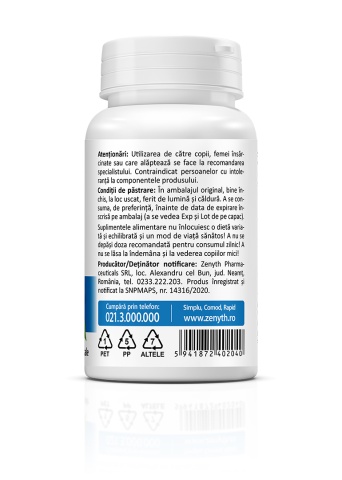 L-Theanine, 100 mg, 30 capsule, Zenyth - Img 3