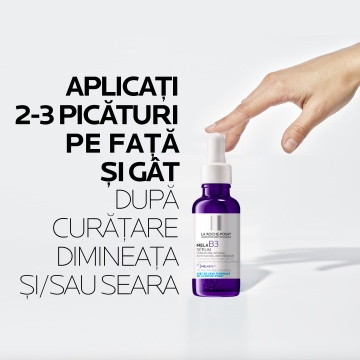 Mela B3 Ser concentrat intensiv pentru corectare pete pigmentare, cu efect anti-recurență, cu Melasyl și Niacinamidă pentru orice tip de ten, 30ml, La Roche-Posay - Img 7