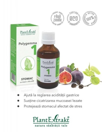 Polygemma 1, Stomac, 50 ml, Plant Extrakt - Img 2