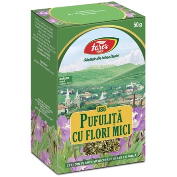Ceai Pufutita cu Flori mici U88, 50 g, Fares - Img 1
