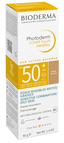Fluid Cover Touch cu SPF50+ auriu Photoderm, 40g, Bioderma - Img 2