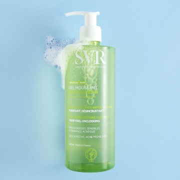 Gel spumant de curatare Sebiaclear, 400 ml, Svr - Img 2
