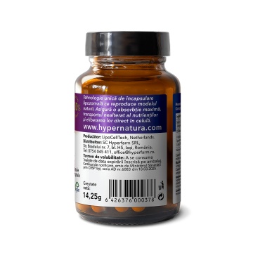 Lipozomal NAD+ Hypernatura® (reînnoire celulară și echilibru metabolic), 30 capsule - Img 3