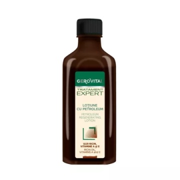 Lotiune cu petroleum Tratament Expert, 100 ml, Gerovital - Img 1