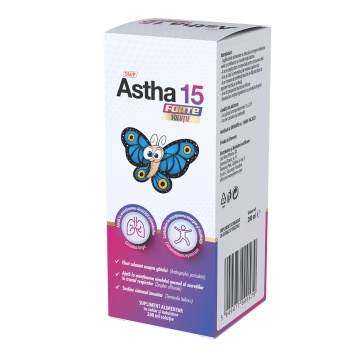 Sirop Astha 15 Forte, 200 ml, Sun Wave Pharma - Img 1