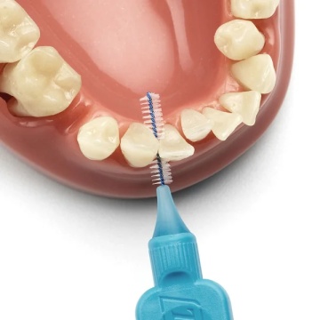 Tepe Periute Interdentare 0,6mm/Nr3, 8buc, Albastru - Img 11