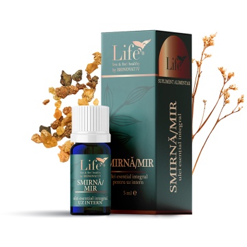 Ulei esential integral de smirna/mir, 5 ml, Bionovativ Life