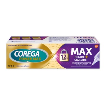 Crema adeziva pentru proteza dentara Max Sigilare Corega, 40 g, Gsk - Img 1