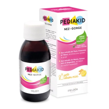 Sirop miere si lamaie pentru raceala Nez-Gorge, 125 ml, Pediakid - Img 1