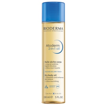 Ulei uscat de corp 2 in 1 Atoderm, 150 ml, Bioderma - Img 2