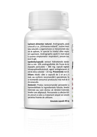 Andrographis, 30 capsule vegetale, Zenyth - Img 2