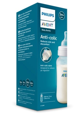 Biberon anti-colici Philips Avent, 3 luni+, 330 ml, SCY106/01, Philips - Img 3