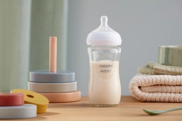 Biberon din sticla Philips Avent Natural Response, 1 luna +, 240 ml, SCY933/01, Philips - Img 3