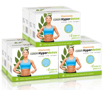 Colon Hyperdetox Program intesiv detoxifiere intestinală și scadere în greutate 6 zile, Vitamunda