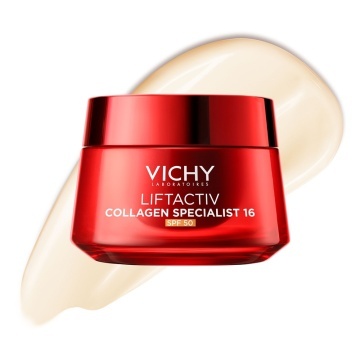 Crema antirid de zi cu SPF 50 Liftactiv Collagen Specialist 16, 50 ml, Vichy - Img 2