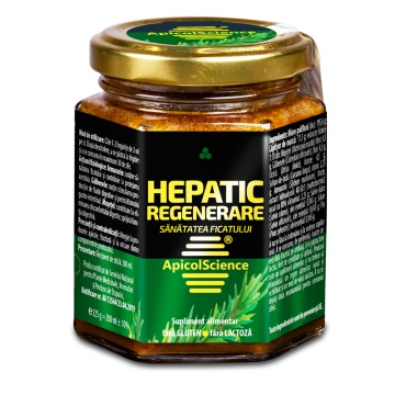 Hepatic Regenerare – Susține Sănătatea Ficatului și Funcția Digestivă, 200 ml ApicolScience - Img 1