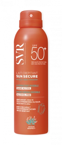 Loțiune cremoasă hidratantă, invizibilă, fără alcool, cu SPF50+, Sun Secure, 200 ml, SVR - Img 1