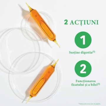 Pachet Hepatonic Bien-etre du foie Bio , 20 fiole x 10 ml, Santarome - Img 6