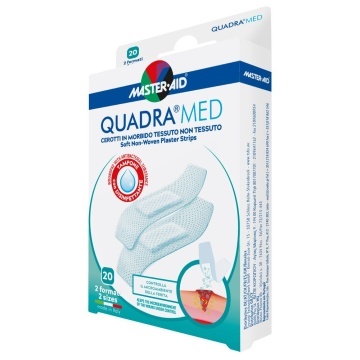 Plasturi piele sensibila Quadra Med Master-Aid, 2 marimi, 20 bucati, Pietrasanta Pharma