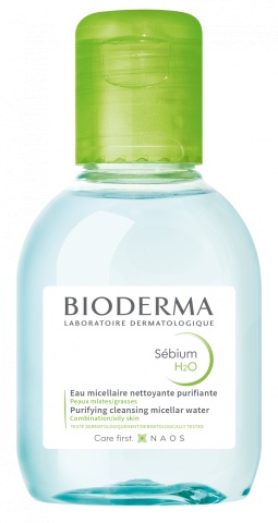 Solutie micelara ten mixt si gras H2O Sebium, 100 ml, Bioderma - Img 1