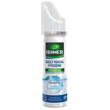 Spray cu apa termala pentru igiena zilnica a nasului, 50 ml, Humer - Img 3