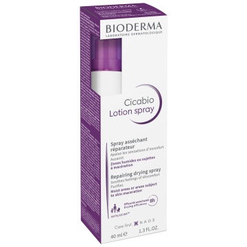 Spray lotiune reparatoare Cicabio, 40 ml, Bioderma - Img 1