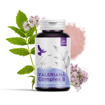 Valeriana Complex B, 60 capsule, Bionovativ Life