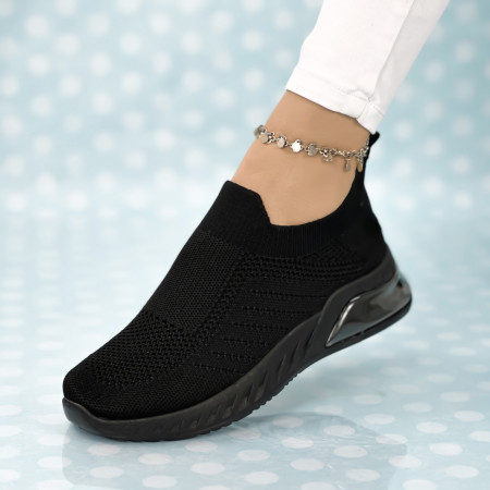 Pantofi Sport Dama Negri din Textil Sykes II