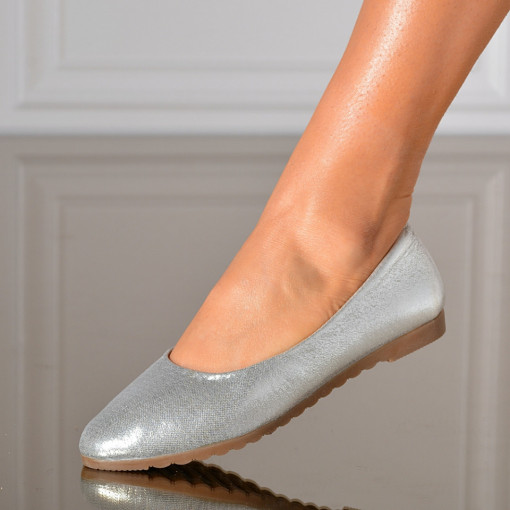 Pantofi Casual Dama Manuela Argintii- Need 4 Shoes