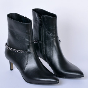 Botine Piele Naturala Seline Negre- Need 4 Shoes