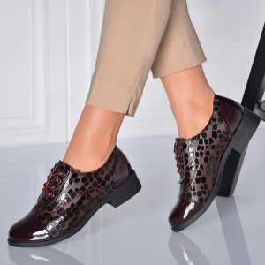 Pantofi Casual Dama Marga 5 Bordo- Need 4 Shoes