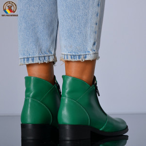 Ghete Dama Piele Naturala Bety Verzi - Need 4 Shoes
