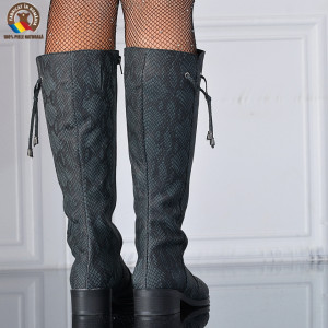 Cizme Dama Piele Naturala Cristiana Gri-Need 4 Shoes