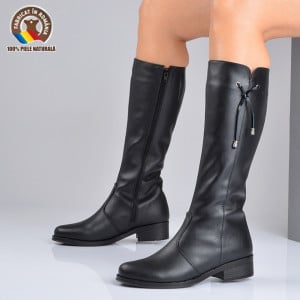 Cizme Dama Piele Naturala Cristiana Negre-Need 4 Shoes