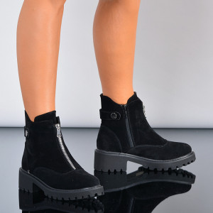 Ghete Dama Imblanite Doria 2 Negre-Need 4 Shoes