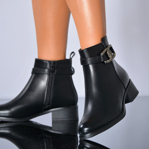 Ghete Dama Imblanite Loriana Negre - Need 4 Shoes