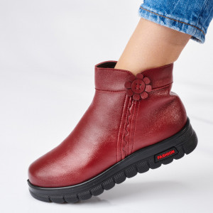 Ghete Dama Imblanite Maroc 20 Bordo- Need 4 Shoes