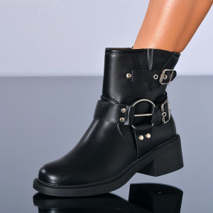 Ghete Dama Imblanite Megan Negre - Need 4 Shoes