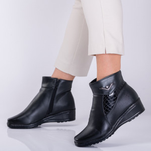 Ghete Dama Imblanite Noni 7 Negre - Need 4 Shoes