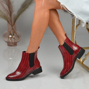 Ghete Dama Emily 2 Burgundy - Need 4 Shoes