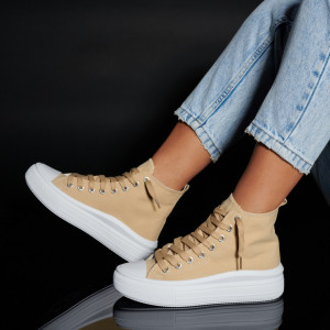 Tenisi Dama Indila Kaki- Need 4 Shoes