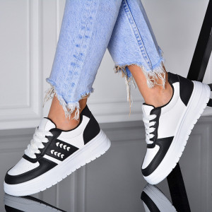 Adidasi Dama Celsy Alb/Negru- Need 4 Shoes