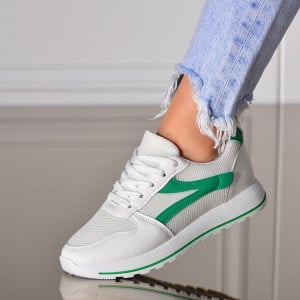 Adidasi Dama Naly 2 Alb/Verde- Need 4 Shoes
