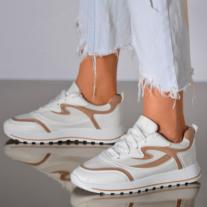 Adidasi Dama Naly 3 Alb/Kaki- Need 4 Shoes