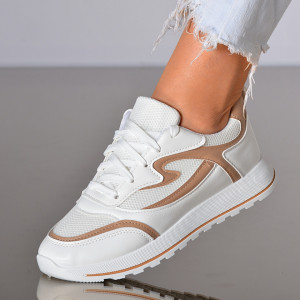 Adidasi Dama Naly 3 Alb/Kaki- Need 4 Shoes