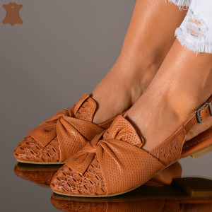 Pantofi Dama Piele Naturala Alma 2 Camel- Need 4 Shoes