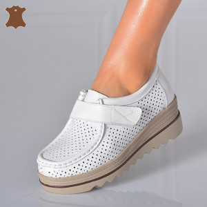 Pantofi Dama Piele Naturala Corso 6 Albi- Need 4 Shoes
