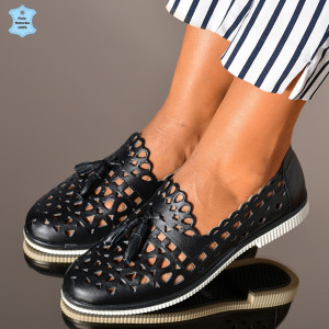 Pantofi Dama Piele Naturala Wendy Negri- Need 4 Shoes