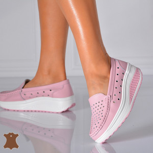 Pantofi Dama Piele Naturala Zena 3 Roz- Need 4 Shoes - Need 4 Shoes